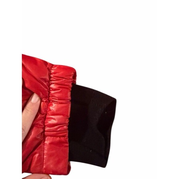 Sam. S13 Freestyle Down Nylon Puffer Jacket Candy Red Size S Festive Winter Coat - Picture 9 of 16